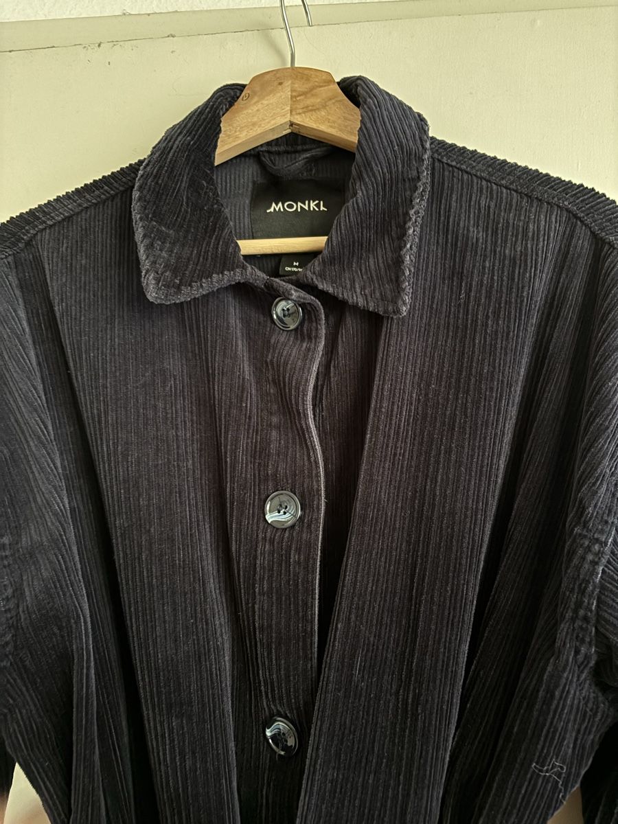 Monki Giacche: Monki Corduroy Jacket, belted, dark blue, size M – Usato da Wallisellen venduto da eli_v7dn 3