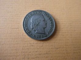 Schweiz 1880, 10 Rappen
