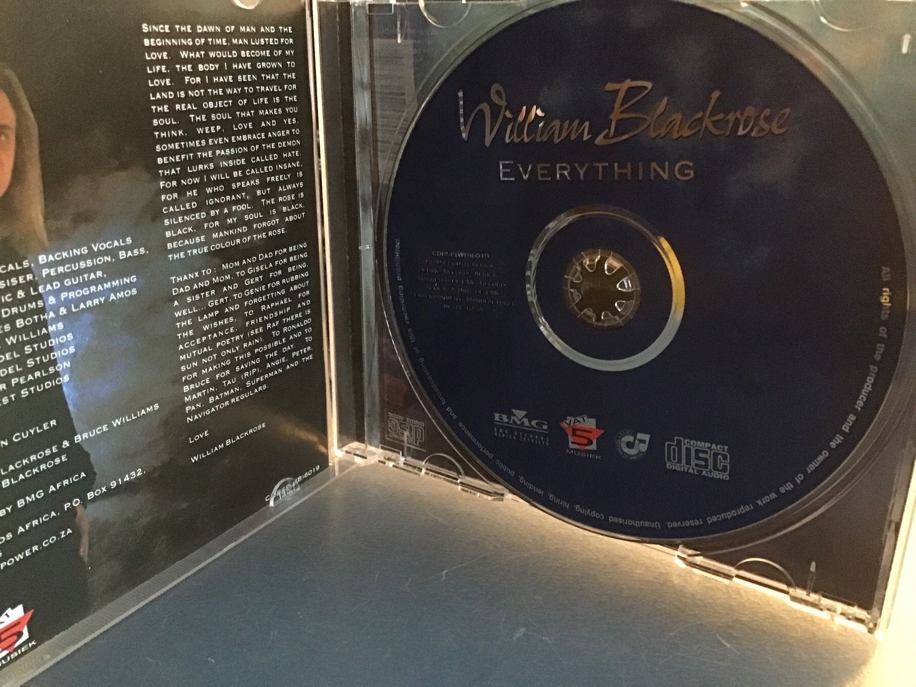CDs: William Blackrose – D'occasion à Thierachern par sweden08 2