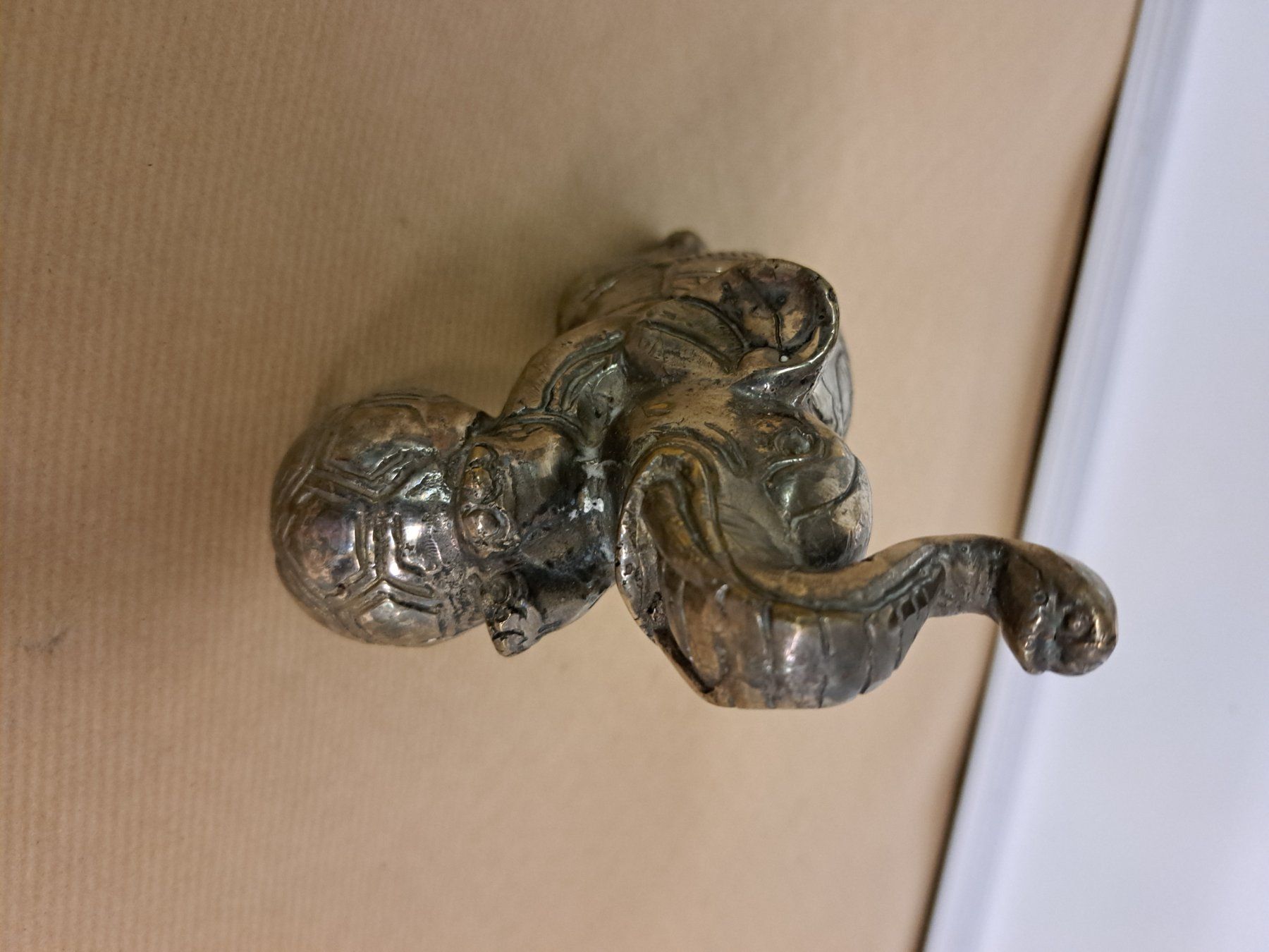Sculture & Statue: Elefant Messing Versilbert – Usato da Grossdietwil venduto da hufi10 3