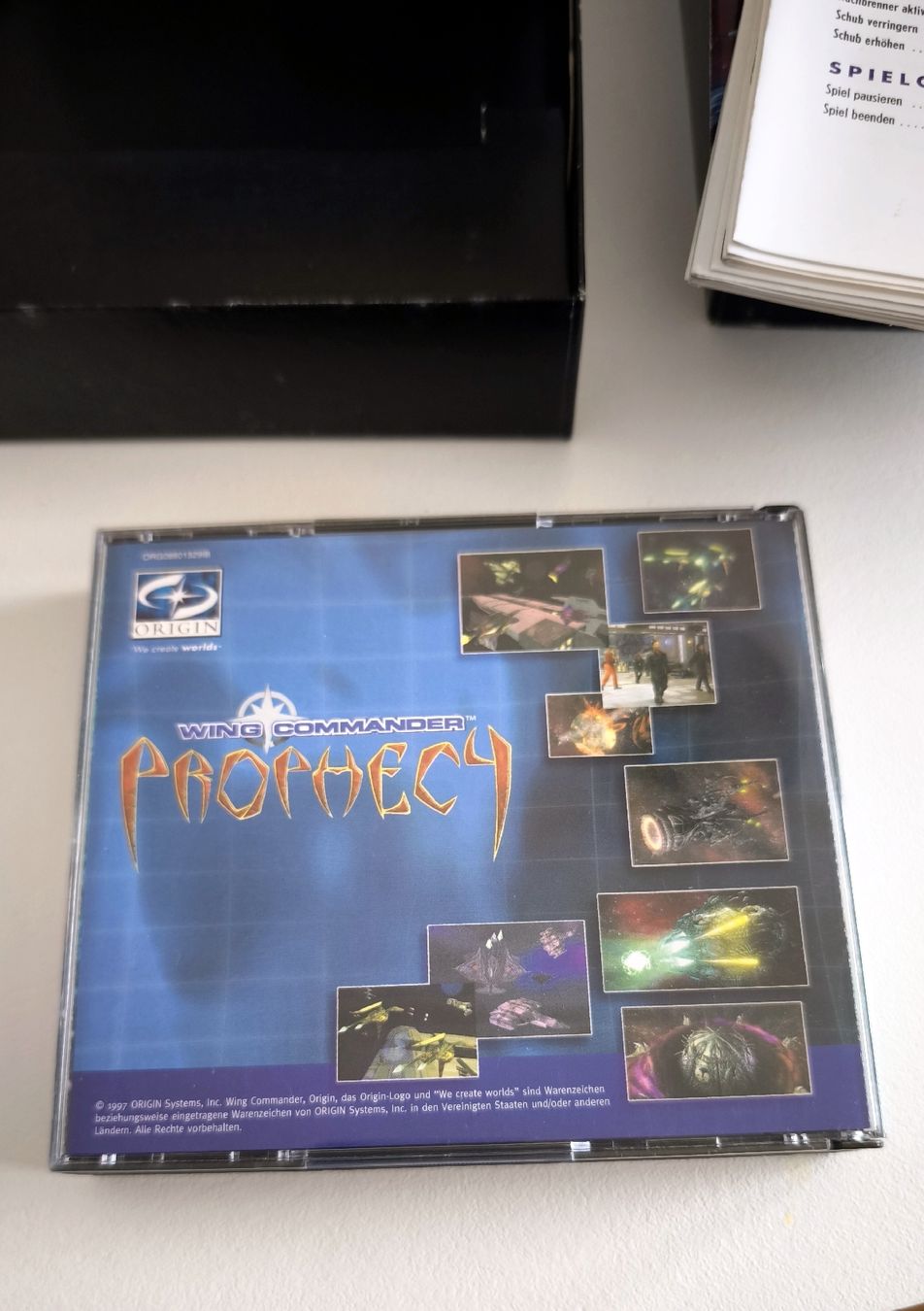 Microsoft Giochi: WING COMMANDER PROPHECY PC COMPUTER EDIZIONE BIG BOX Deutsch – Usato da Sevelen venduto da dun_vs7w 4