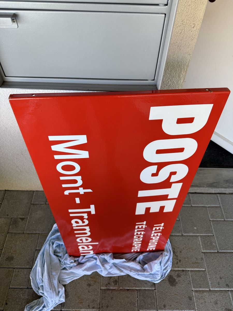 Insegne: Plaque émaillée Post – Usato da Les Genevez JU venduto da fabliane 1