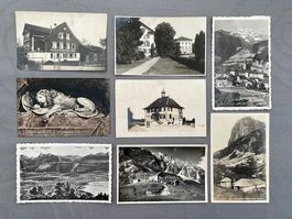 Antike Postkarten, Diverse Ortschaften Schweiz