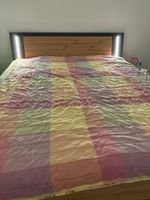 Doppelbett mit Schubladen, Holzoptik, Top Zustand!