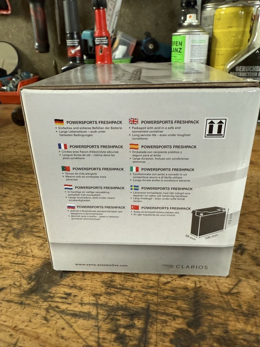 Varta Batterie: 12v 3Ah 30A   Neu Batterie – Usato da Sevelen venduto da e39-bmw 2