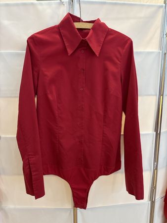 Blusenbody Hallhuber Basic rot Grösse 40 guter Zustand
