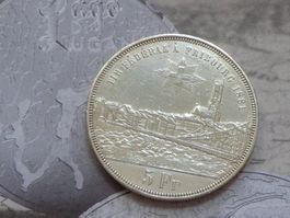 5 Fr. 1881 Tir Fédéral à Fribourg