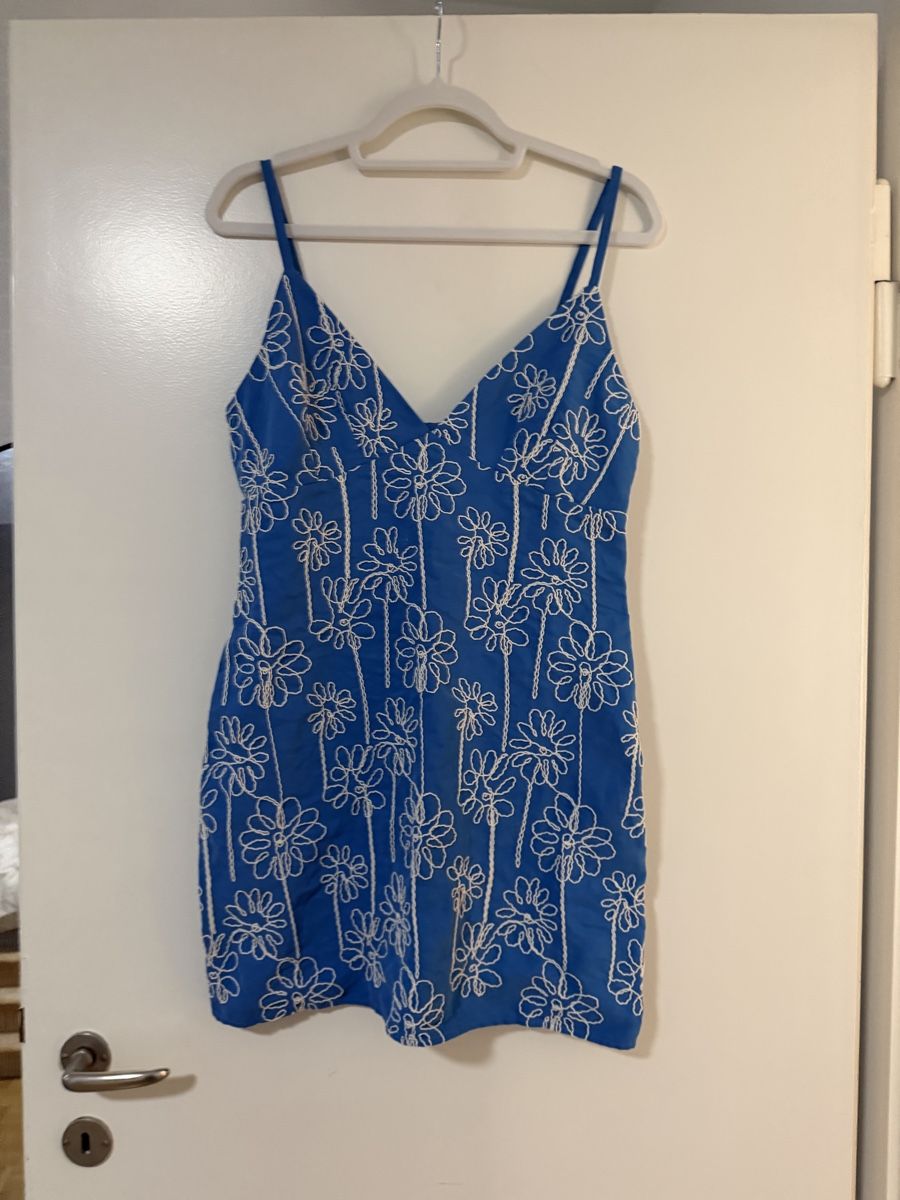 Kleider: Kleid mit Blumenmuster blau Grösse S neu – Neu (gemäss Beschreibung) aus Zürich von godama