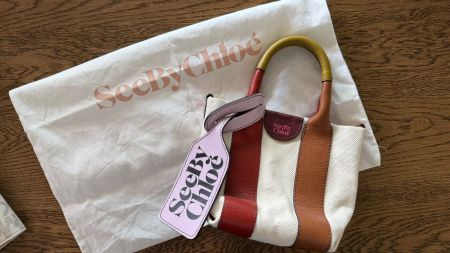 See By Chloé Handtasche mehrfarbig Canvas Leder