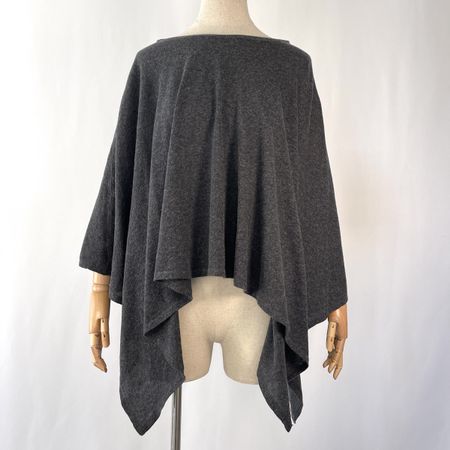 MAJESTIC FILATURES New Cotton/Cashmere Poncho