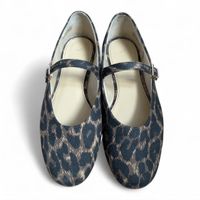 Mary Jane flats with leopard print size 39