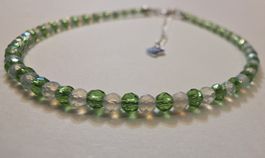 Fusskette Opal/Spinell facettiert 23-28cm / Ø 3mm