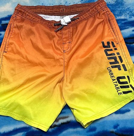 Surf Badehose, orange/gelb, Grösse 158- Sommer Hit!☀...