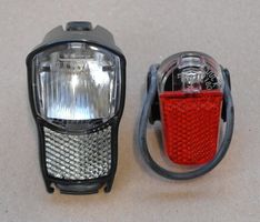 Velo- Lampen/Reflektor-Set SPANNINGA für Rennvelo / MTB etc.