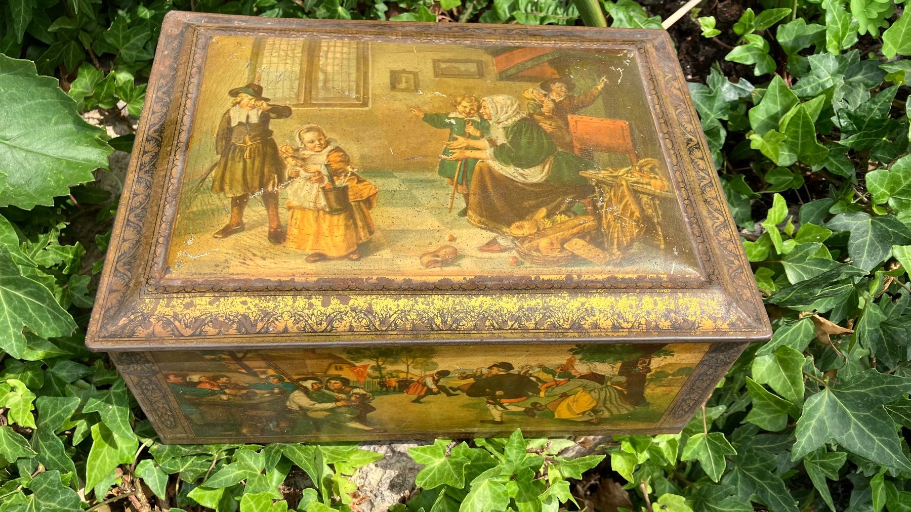 Barattoli: Boite ancienne Blechdose antik Cote d'Or Déco – Usato da St-Cierges venduto da LeRegain