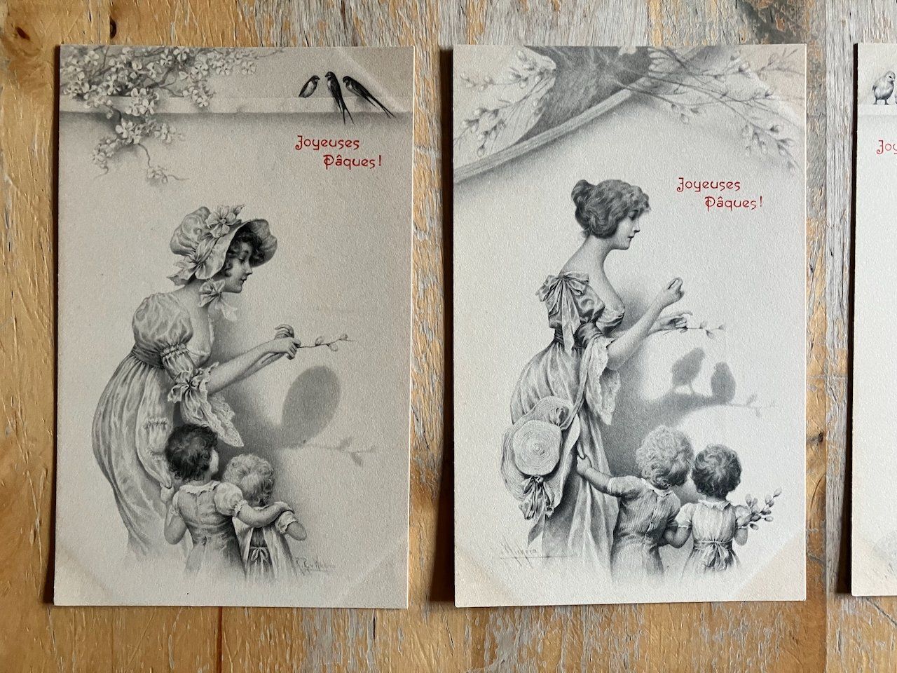 Cartoline postali: 4 Osterwunschkarten nicht gelaufen – Usato da Nesslau venduto da zueri6 1