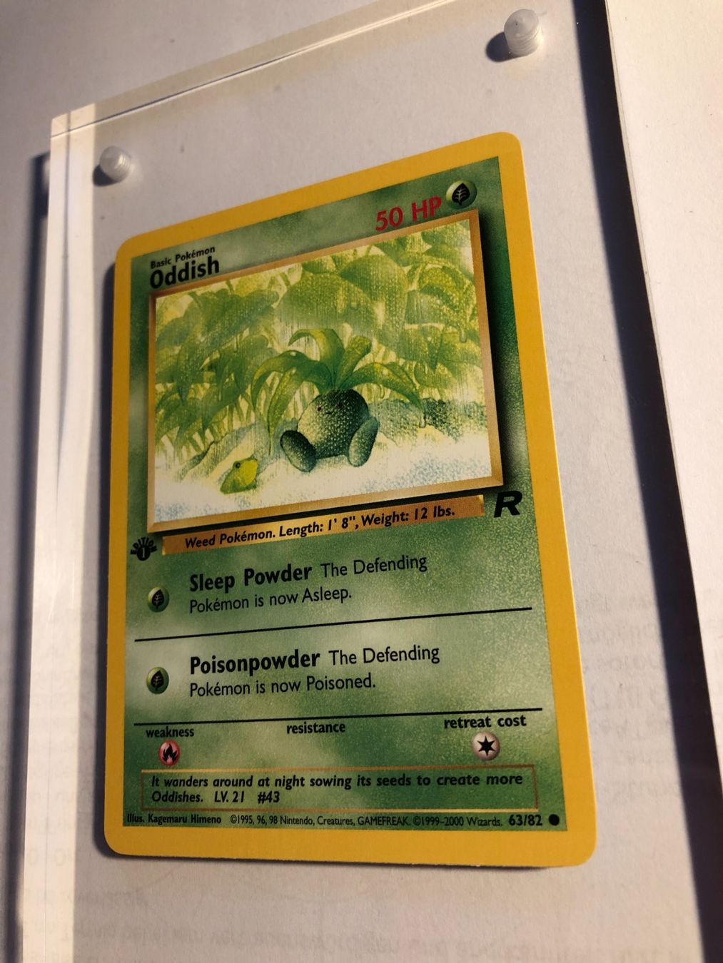 Cartes à collectionner: Oddish 1st Team Rocket - MINT - ab 1.- – D'occasion à Giubiasco par dan_pr8b 2