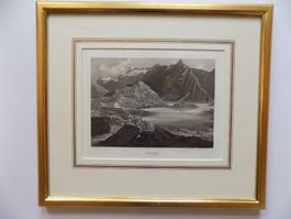 Grimsel Rahmen über Eck vergoldet