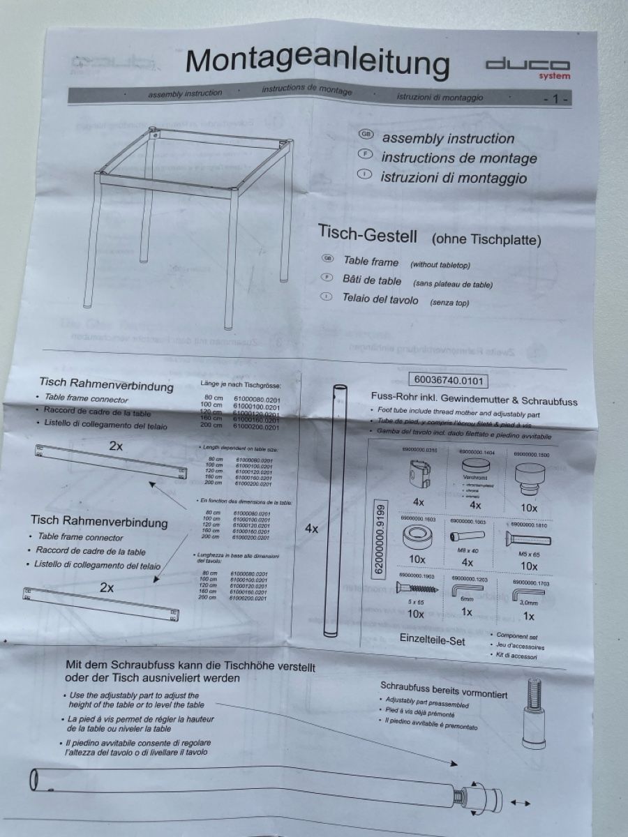 Interio Schreibtische: Bürotisch mit Glasplatte – Gebraucht aus Rickenbach SZ von reg_d29p 5