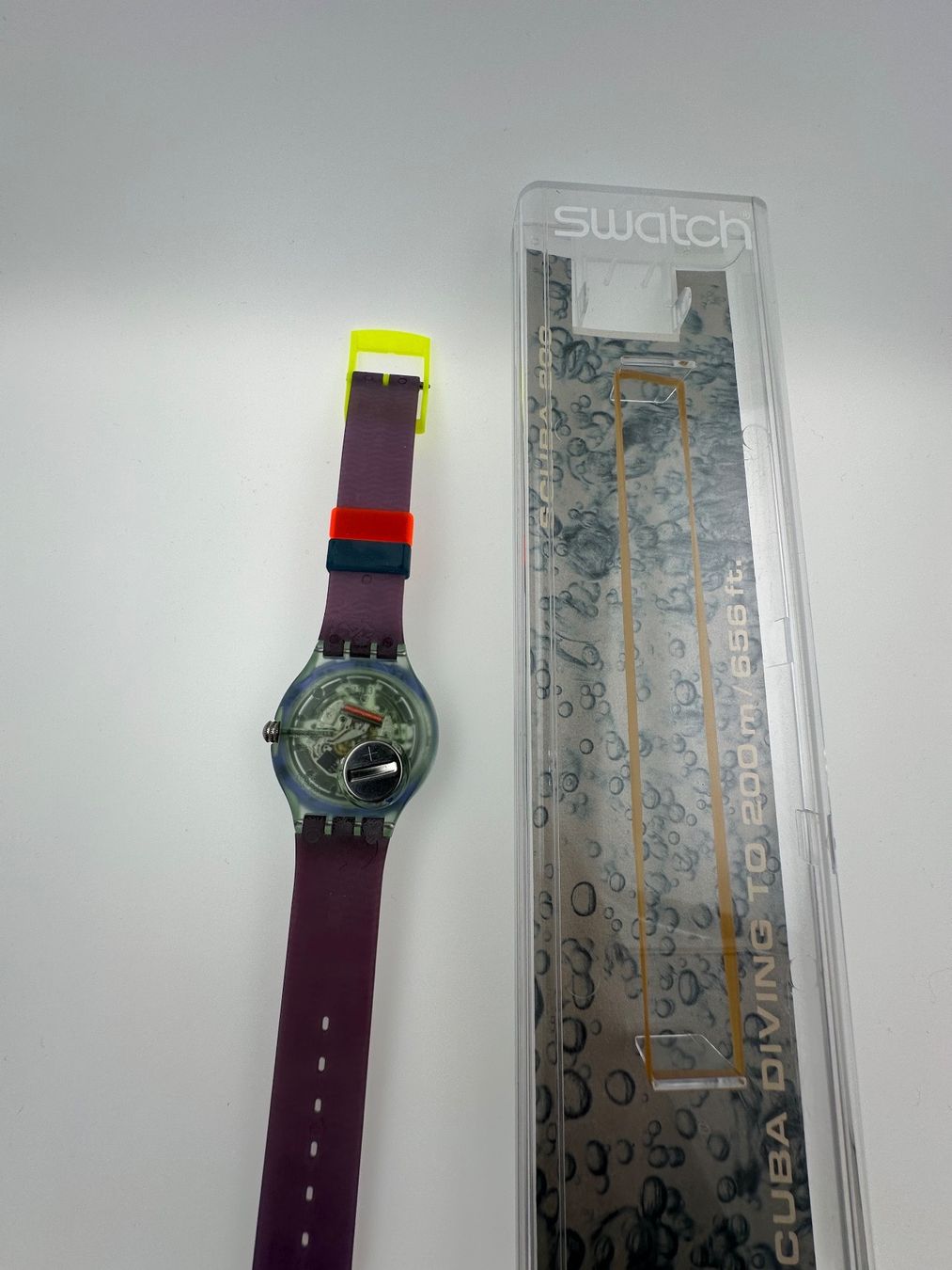 Swatch Uhren: SWATCH SCUBA SDN103  SPRAY UP NEU  1992 – Neu und originalverpackt aus Bremgarten AG von uhrenshopp 1