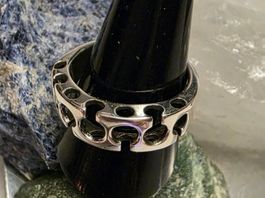 auffälliger 925 er Sterling Silber Ring neu und ungetragen