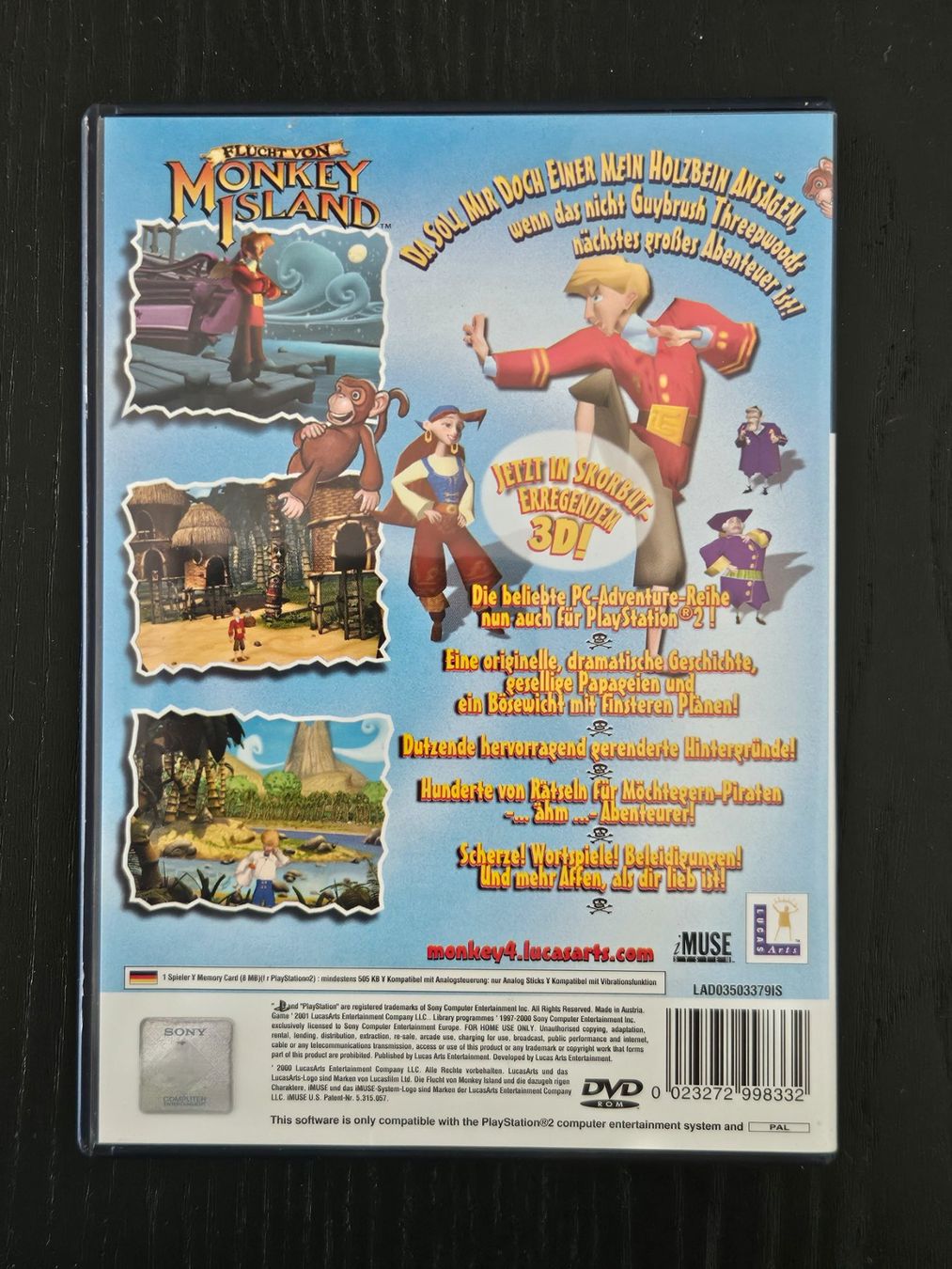 Sony Giochi: Flucht von Monkey Island (PS2) – Usato da Zürich venduto da sodamnme 2