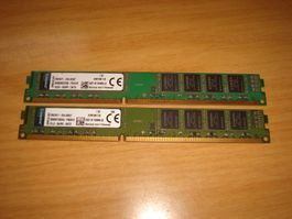 2 stück 8gb ddr3 PC3 12800 (11600) RAM für Computer.