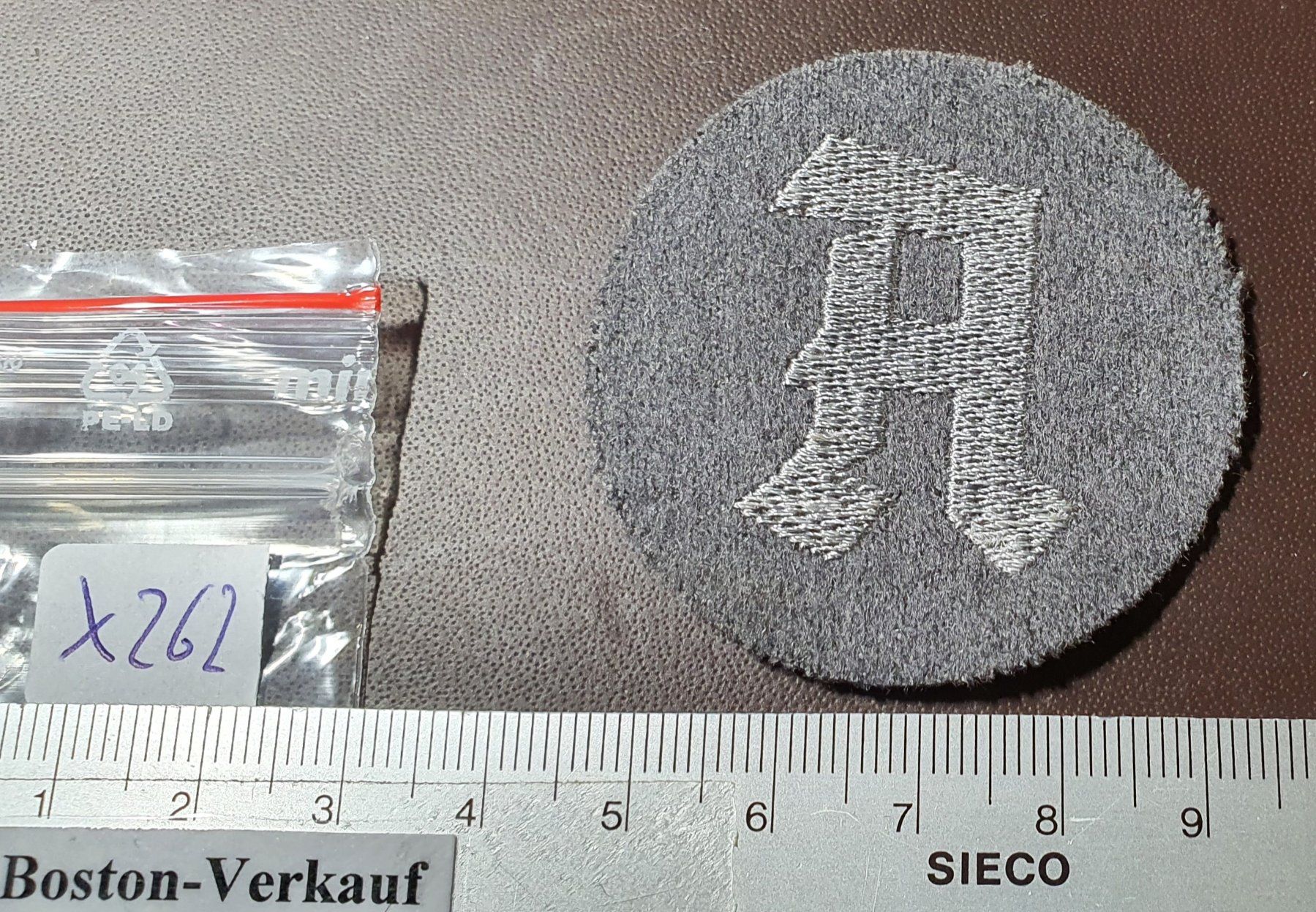 Placchette & Badge: X262 - Patch Abzeichen Feuwerwehr oder Militär Armee – Usato da Reinach BL venduto da Boston-Verkauf 2