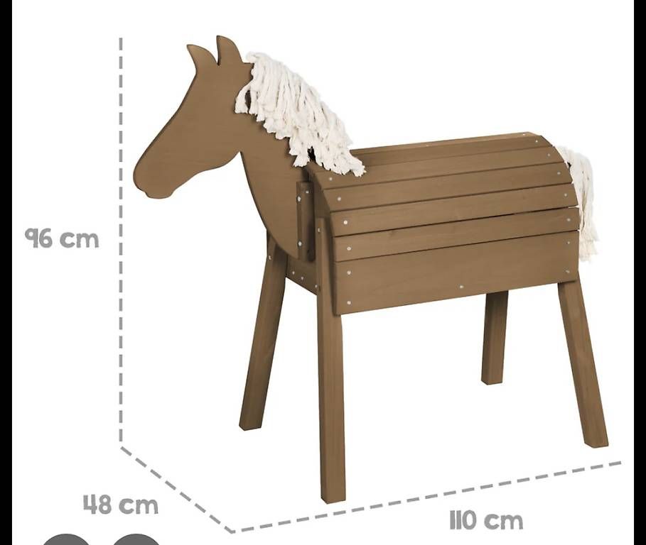 Giocattoli: Cavallo legno da cavalcare  – Usato da Cugnasco venduto da dilan1 3