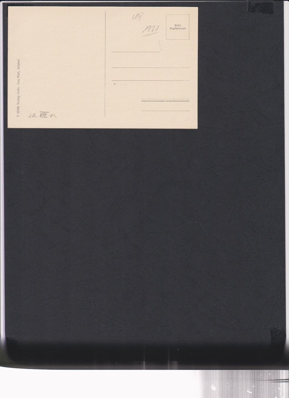 Ansichtskarten: Wassen  UR   -   alte Ansichtskarte um 1921 – Gebraucht aus Vitznau von Ropaku 1