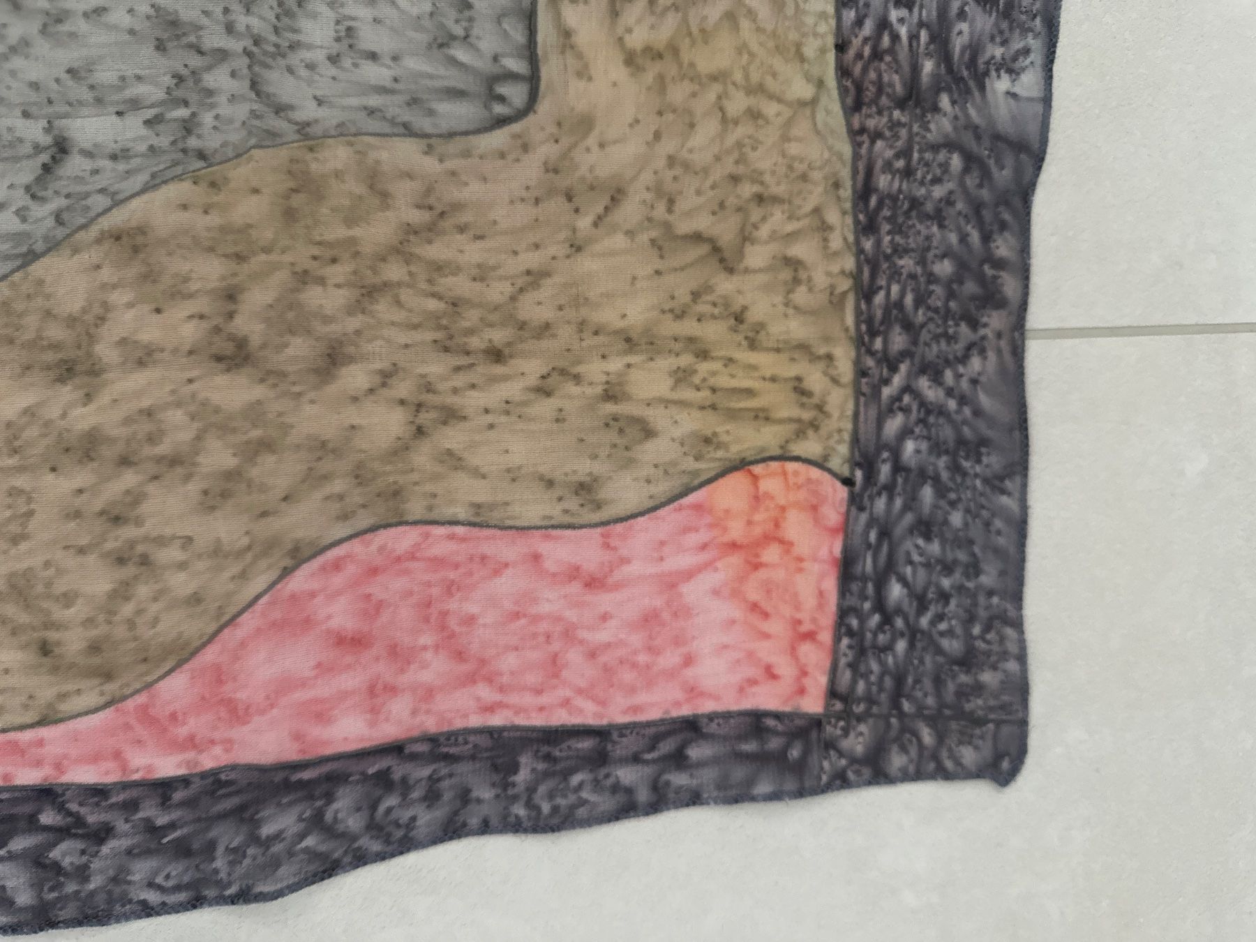 Foulard & Sciarpe: Damen Schal / Tuch grau / rosa / beige – Usato da Zug venduto da Hehe 2