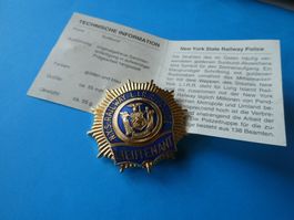 USA, New York State Railway Police  Lieutnant    Replika