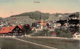 Teufen, gelaufen 1917