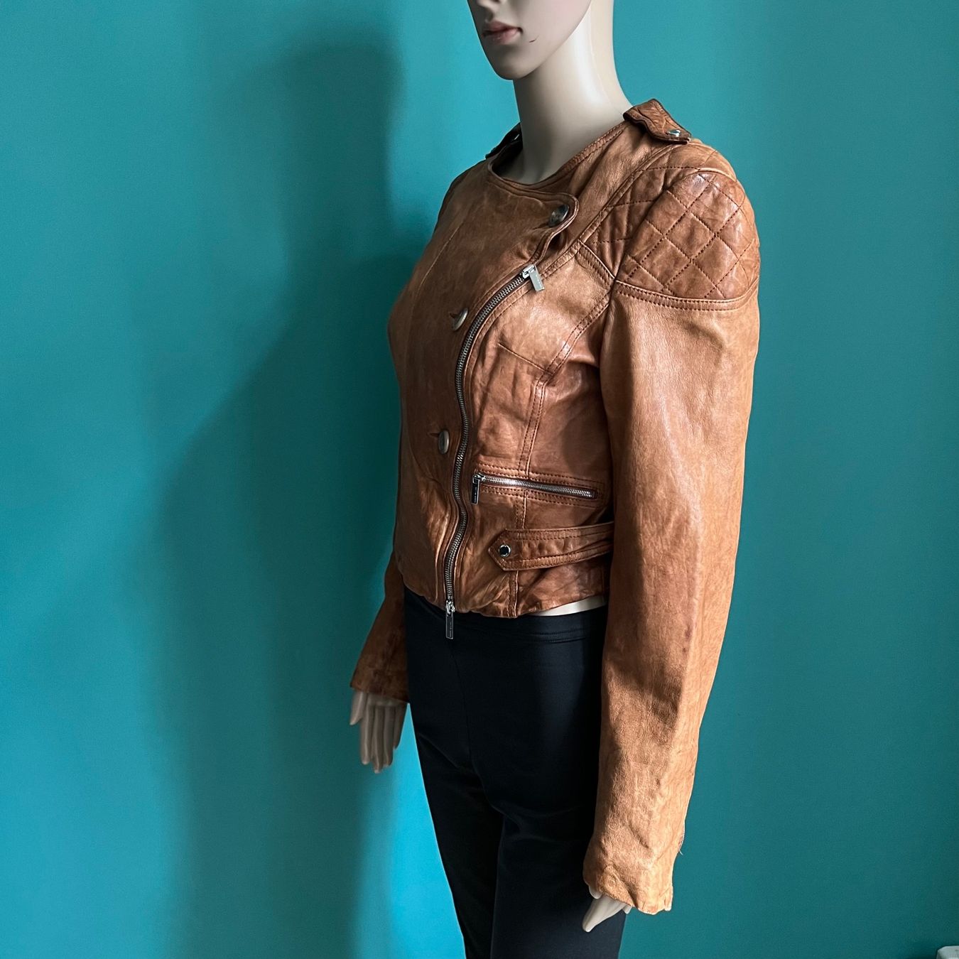 Karen Millen Giacche: KAREN MILLEN Lederjacke 🤎 – Usato da Zürich venduto da ClosetQueen 4