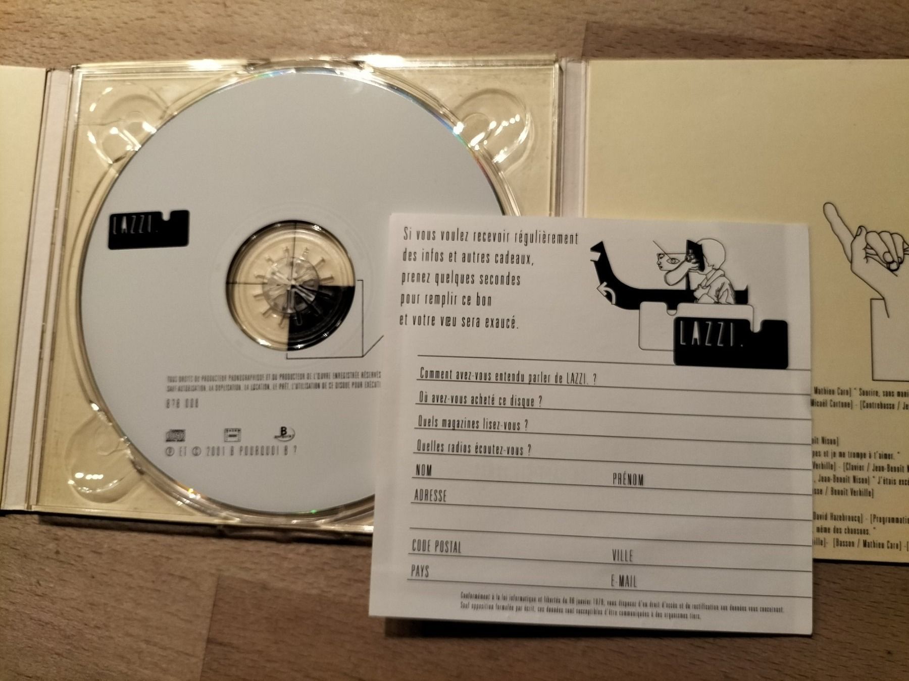 CDs: Lazzi – L'oeil Extatique – Neu (gemäss Beschreibung) aus Biel / Bienne von Music74 4
