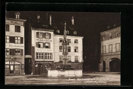 Basel, Fischmarkt mit Fischmarkt-Brunnen