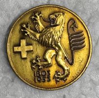 Schweizer Kanton Zuerich Schuetzenmedaille 1953