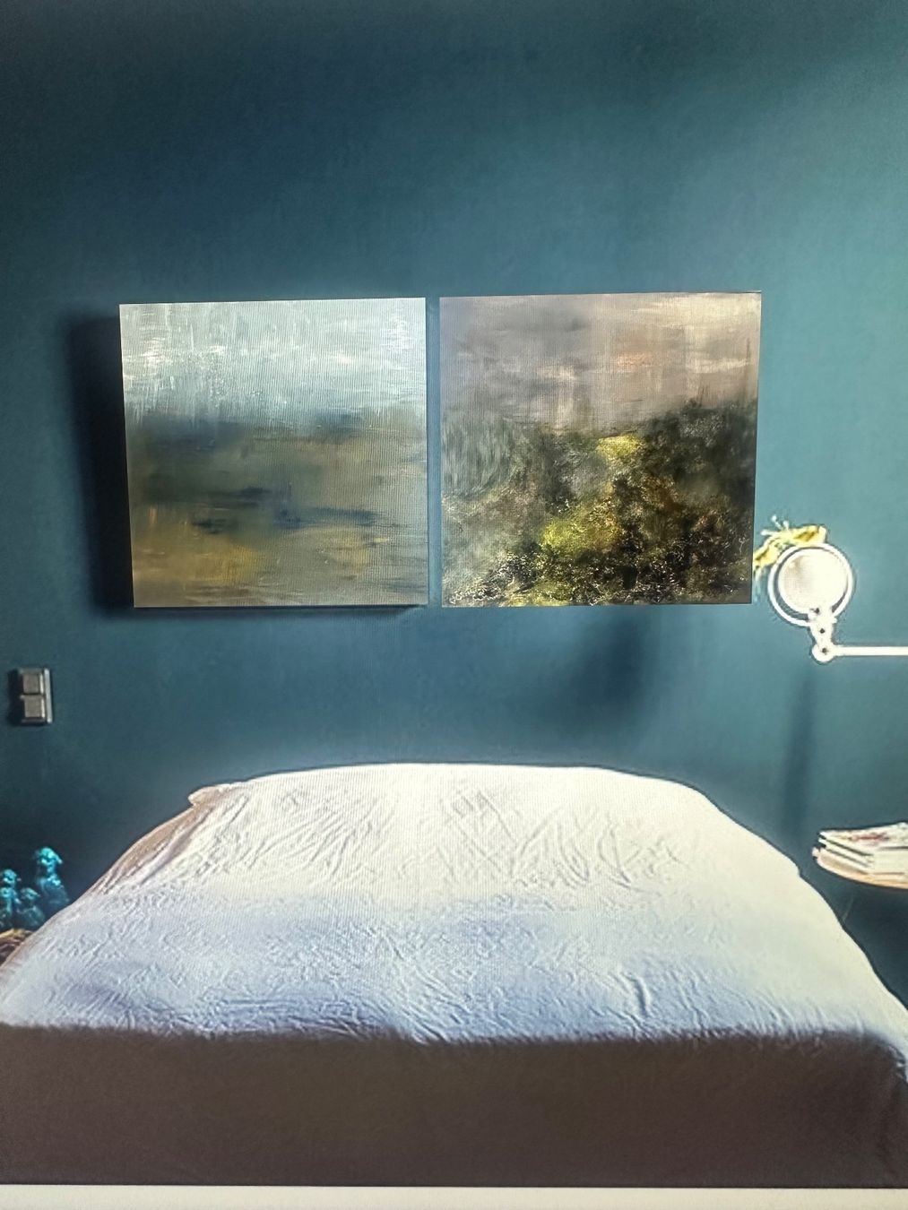 Dipinti: Scottish Highlands, abstraktes Acrylgemälde, Berner Malerin – Usato da Bern venduto da Yersinia03 3