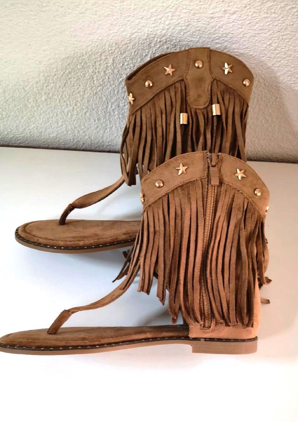 Damenschuhe: Fransen Zehen - Sandalette Grösse 38 – Neu und originalverpackt aus Dielsdorf von SHOES_BY_SYLVI 3