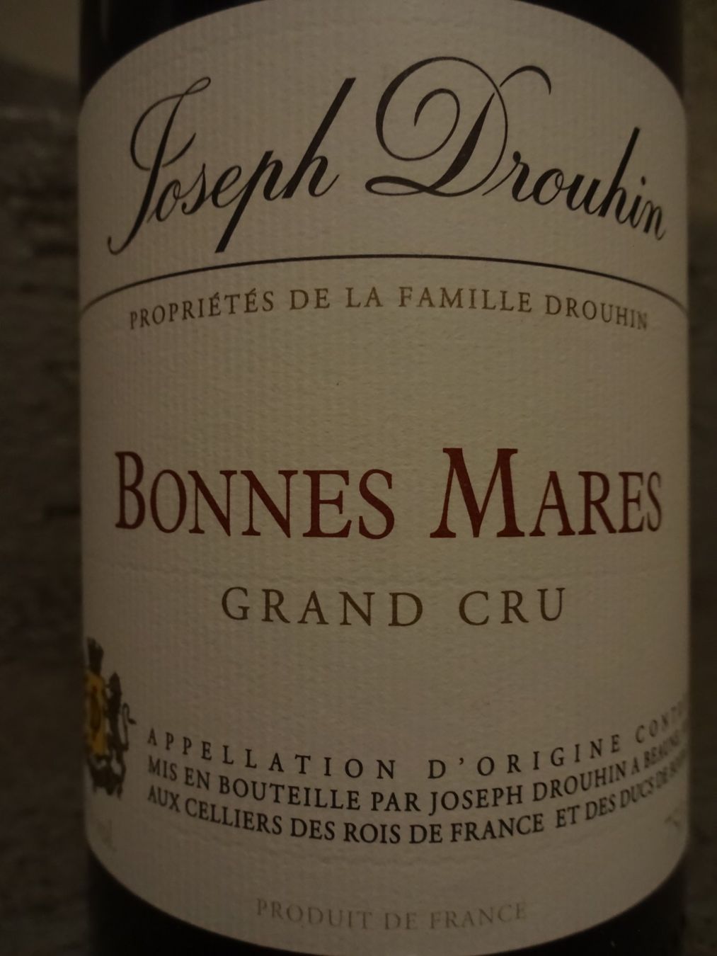 Vino: Joseph Drouhin  "Bonnes Mares"  2017 – Nuovo (secondo la descrizione) da Cham venduto da mktreasure 1