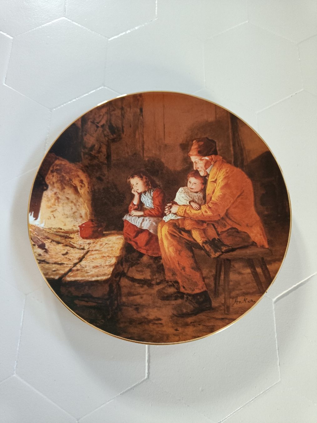 Piatti: 7 Langenthal Wandteller Albert Anker – Usato da Bözberg venduto da pasqualle01 6