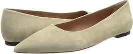 BOSS Damen Ballerinas Modell Rose Velourleder 42, Fb Beige