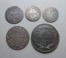 Lot ++ 5 Kantonalmünzen Helvetische Republik ab 1798