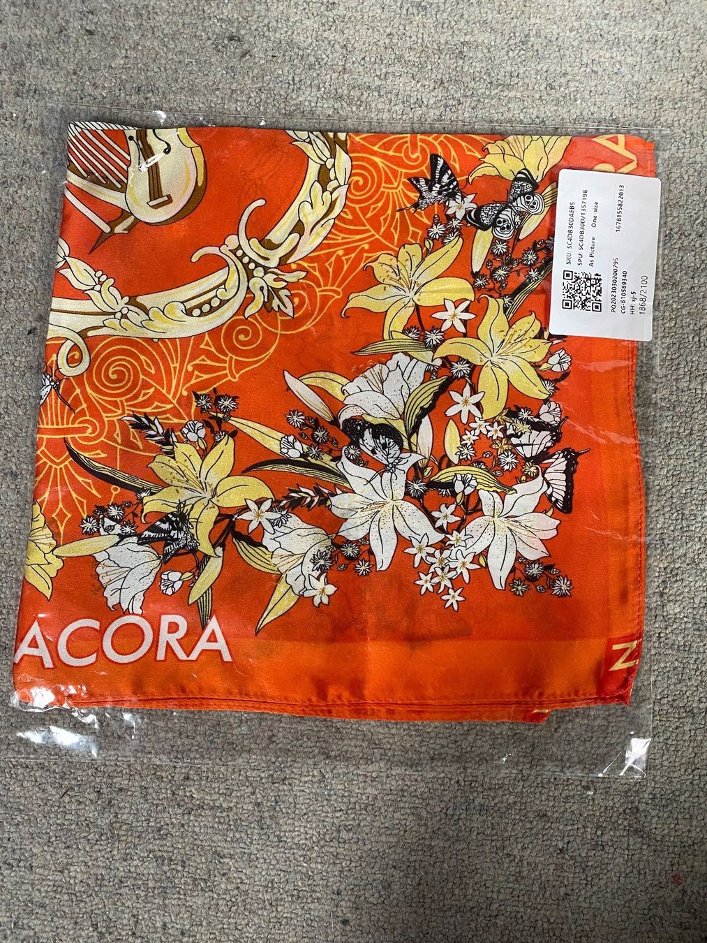 Foulard & Sciarpe: Foulard orange – Nuovo e nell'imballaggio originale da Altendorf venduto da am9j_nt 2