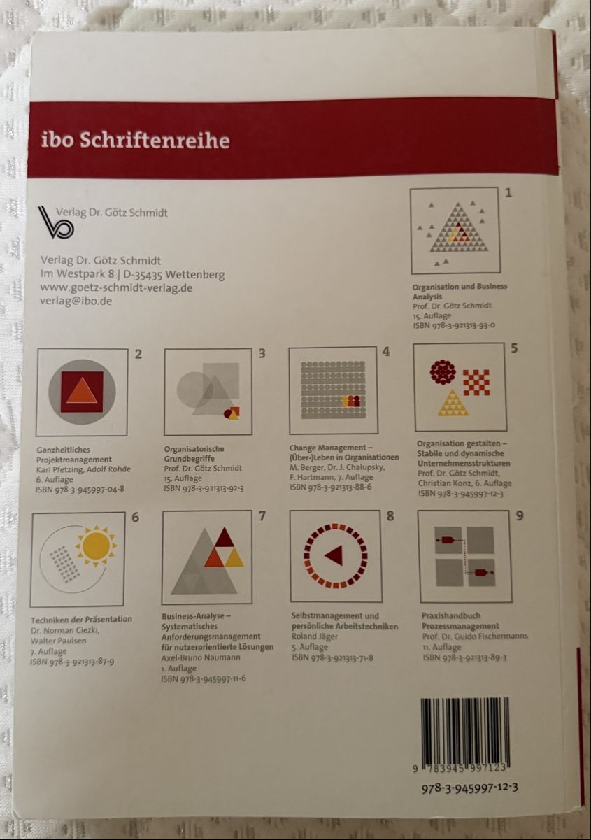 Livres: Organisation gestalten Buch Band 5 – D'occasion à Port par Jenny_baertschi 1