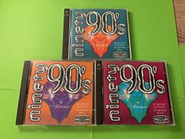 CD-Sammlung Ninety 90's Direct - 3 Doppel-CDs, Top Zustand!