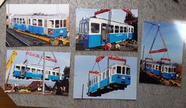 Birsigtalbahn - ABe 4/4 Nr. 12 beim Verladen - Fotos