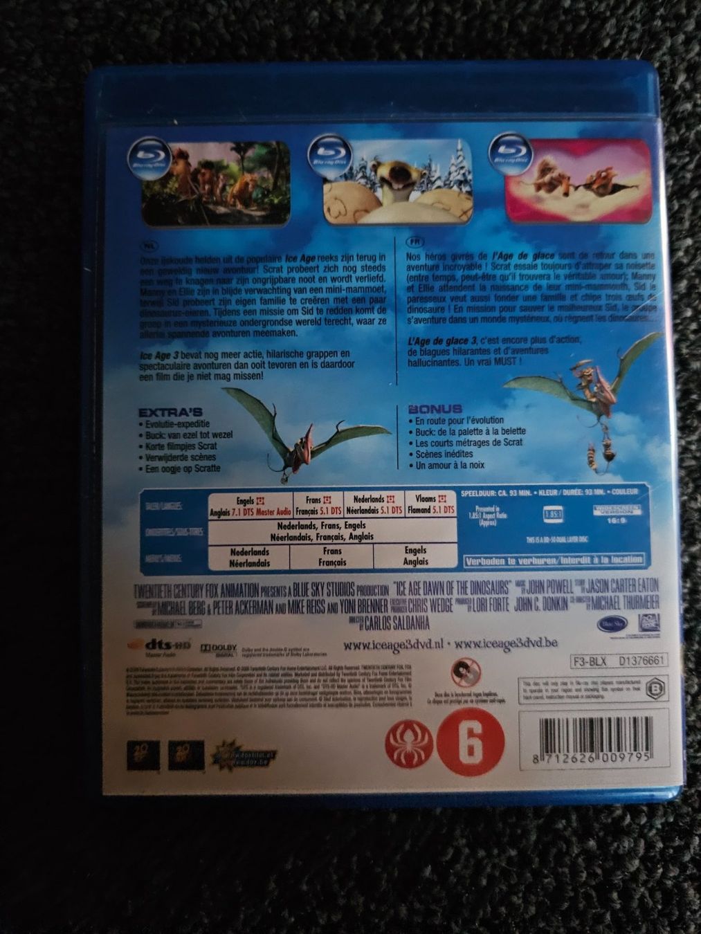 Tutti i DVDs: ICE AGE 3 – Usato da Ruswil venduto da jan_bxl5 1