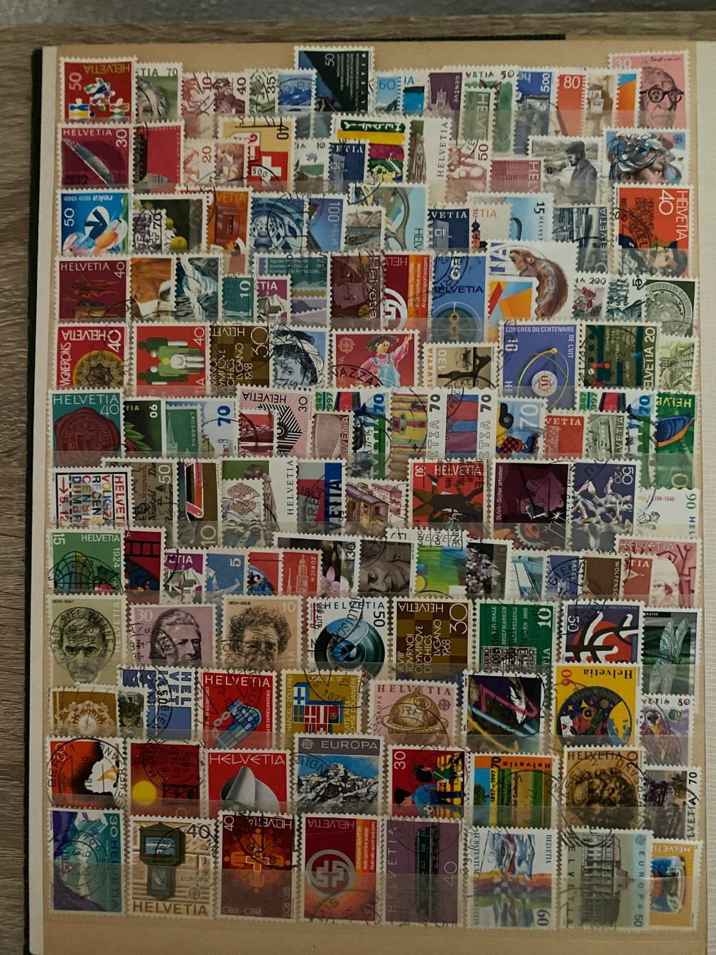 Alle Briefmarken: Briefmarken  Schweiz 130.stuck.verschiedene – Gebraucht aus matten b. interlaken von jfran17