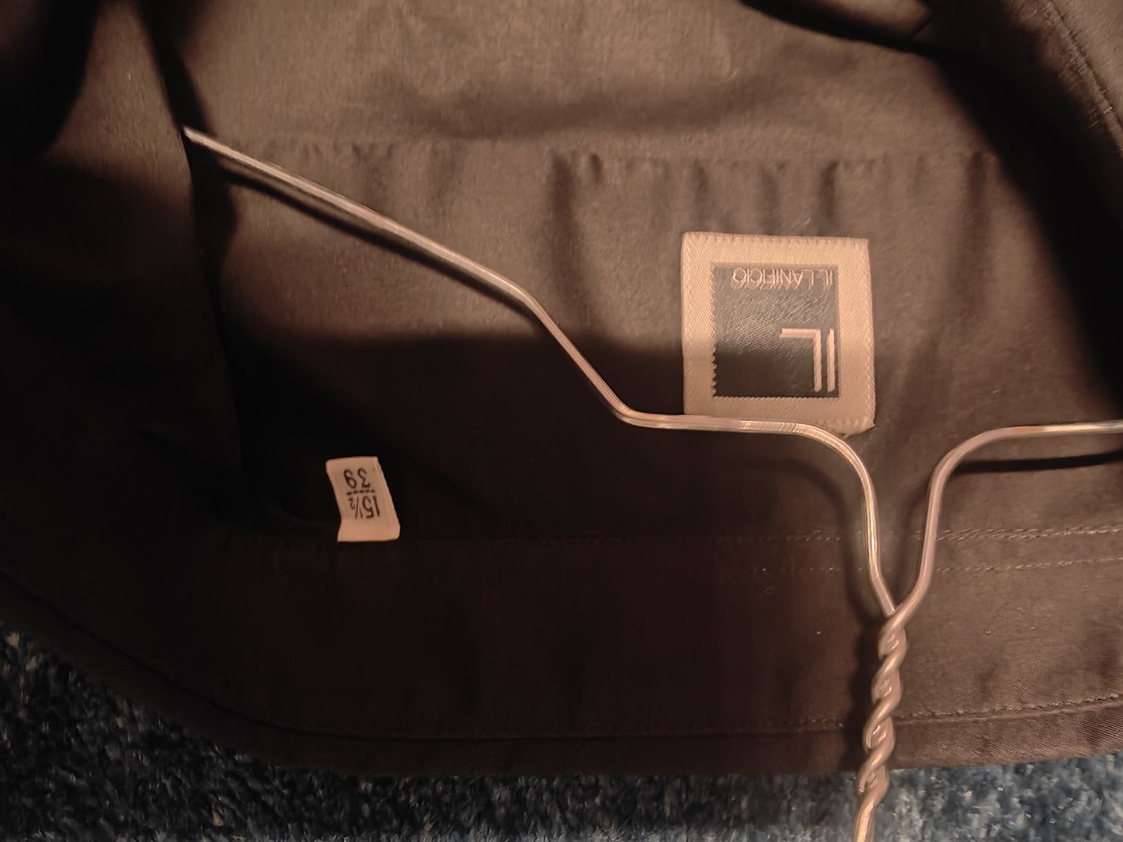 Camicie: IL LANIFICIO 39 1/2 BLACK HEMD – Usato da Magliaso venduto da RESPIRO01 2